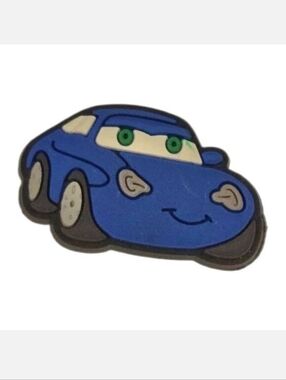 Lightning McQueen Croc Charm Cars Disney Blue Race Car Jibbitz Style Cartoon